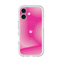 スリムプロテクションプレミアムケース with MagSafe［ CASEPLAY Winding Pattern - Pink ］