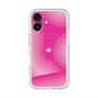 スリムプロテクションプレミアムケース with MagSafe［ CASEPLAY Winding Pattern - Pink ］