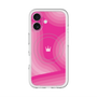 スリムプロテクションプレミアムケース with MagSafe［ CASEPLAY Winding Pattern - Pink ］