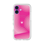 スリムプロテクションプレミアムケース with MagSafe［ CASEPLAY Winding Pattern - Pink ］