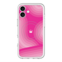 スリムプロテクションプレミアムケース with MagSafe［ CASEPLAY Winding Pattern - Pink ］