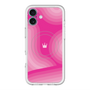 スリムプロテクションプレミアムケース with MagSafe［ CASEPLAY Winding Pattern - Pink ］