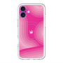 スリムプロテクションプレミアムケース with MagSafe［ CASEPLAY Winding Pattern - Pink ］