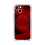 スリムプロテクションプレミアムケース with MagSafe［ CASEPLAY Winding Pattern - Red ］