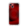 スリムプロテクションプレミアムケース with MagSafe［ CASEPLAY Winding Pattern - Red ］