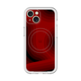 スリムプロテクションプレミアムケース with MagSafe［ CASEPLAY Winding Pattern - Red ］