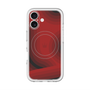 スリムプロテクションプレミアムケース with MagSafe［ CASEPLAY Winding Pattern - Red ］