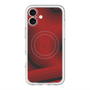 スリムプロテクションプレミアムケース with MagSafe［ CASEPLAY Winding Pattern - Red ］