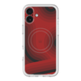 スリムプロテクションプレミアムケース with MagSafe［ CASEPLAY Winding Pattern - Red ］