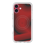 スリムプロテクションプレミアムケース with MagSafe［ CASEPLAY Winding Pattern - Red ］