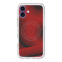 スリムプロテクションプレミアムケース with MagSafe［ CASEPLAY Winding Pattern - Red ］