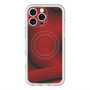 スリムプロテクションプレミアムケース with MagSafe［ CASEPLAY Winding Pattern - Red ］