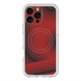 スリムプロテクションプレミアムケース with MagSafe［ CASEPLAY Winding Pattern - Red ］