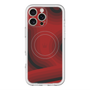 スリムプロテクションプレミアムケース with MagSafe［ CASEPLAY Winding Pattern - Red ］