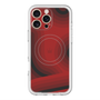 スリムプロテクションプレミアムケース with MagSafe［ CASEPLAY Winding Pattern - Red ］