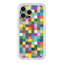 スリムプロテクションプレミアムケース with MagSafe［ CASEPLAY Rainbow Check ］