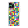 スリムプロテクションプレミアムケース with MagSafe［ CASEPLAY Rainbow Check ］