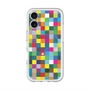 スリムプロテクションプレミアムケース with MagSafe［ CASEPLAY Rainbow Check ］