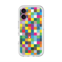 スリムプロテクションプレミアムケース with MagSafe［ CASEPLAY Rainbow Check ］