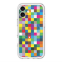 スリムプロテクションプレミアムケース with MagSafe［ CASEPLAY Rainbow Check ］