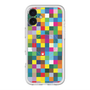 スリムプロテクションプレミアムケース with MagSafe［ CASEPLAY Rainbow Check ］
