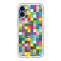 スリムプロテクションプレミアムケース with MagSafe［ CASEPLAY Rainbow Check ］