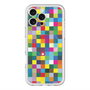 スリムプロテクションプレミアムケース with MagSafe［ CASEPLAY Rainbow Check ］
