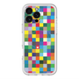 スリムプロテクションプレミアムケース with MagSafe［ CASEPLAY Rainbow Check ］