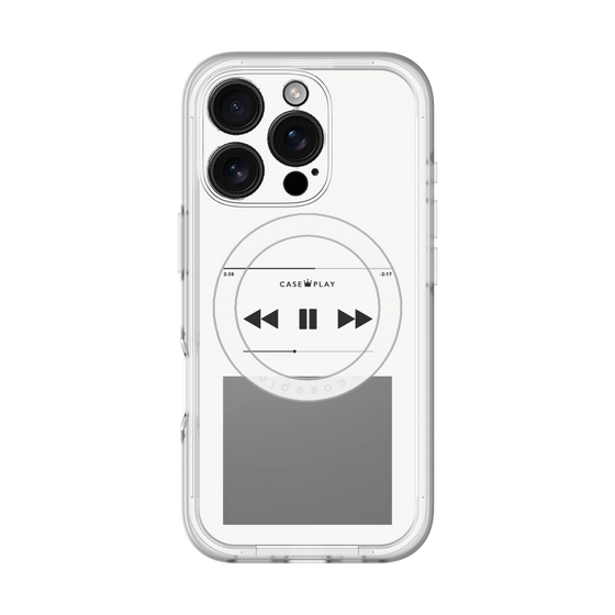 スリムプロテクションプレミアムケース with MagSafe［ Music Player ］