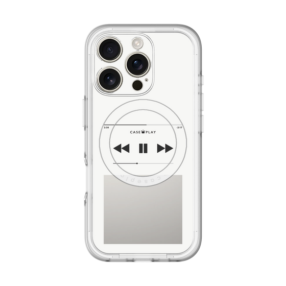 スリムプロテクションプレミアムケース with MagSafe［ Music Player ］