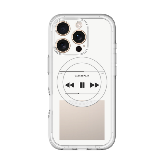 スリムプロテクションプレミアムケース with MagSafe［ Music Player ］