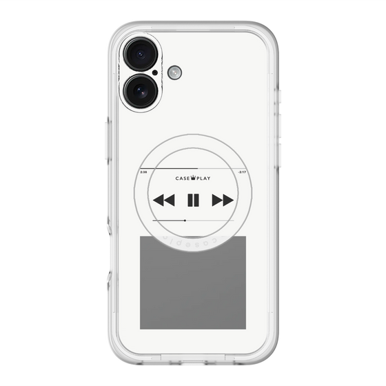 スリムプロテクションプレミアムケース with MagSafe［ Music Player ］