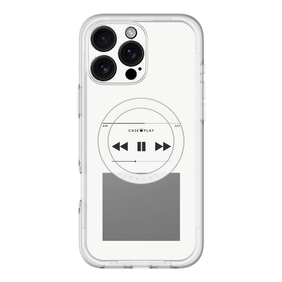 スリムプロテクションプレミアムケース with MagSafe［ Music Player ］