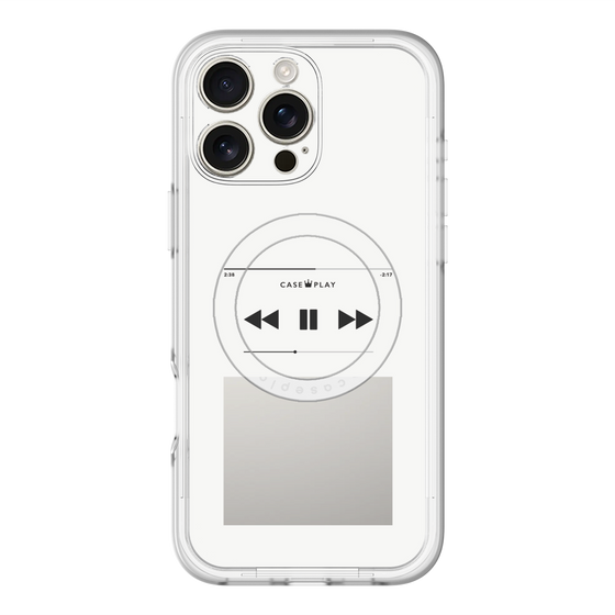 スリムプロテクションプレミアムケース with MagSafe［ Music Player ］