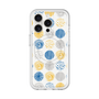 スリムプロテクションプレミアムケース with MagSafe［ Nordic Circle - Blue ］