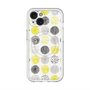 スリムプロテクションプレミアムケース with MagSafe［ Nordic Circle - Yellow ］