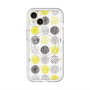 スリムプロテクションプレミアムケース with MagSafe［ Nordic Circle - Yellow ］