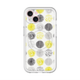 スリムプロテクションプレミアムケース with MagSafe［ Nordic Circle - Yellow ］