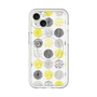 スリムプロテクションプレミアムケース with MagSafe［ Nordic Circle - Yellow ］