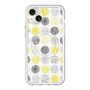 スリムプロテクションプレミアムケース with MagSafe［ Nordic Circle - Yellow ］