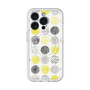 スリムプロテクションプレミアムケース with MagSafe［ Nordic Circle - Yellow ］