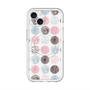 スリムプロテクションプレミアムケース with MagSafe［ Nordic Circle - Pink ］