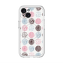 スリムプロテクションプレミアムケース with MagSafe［ Nordic Circle - Pink ］