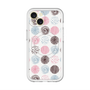 スリムプロテクションプレミアムケース with MagSafe［ Nordic Circle - Pink ］