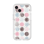 スリムプロテクションプレミアムケース with MagSafe［ Nordic Circle - Pink ］