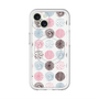 スリムプロテクションプレミアムケース with MagSafe［ Nordic Circle - Pink ］