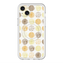 スリムプロテクションプレミアムケース with MagSafe［ Nordic Circle - Orange ］