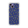 スリムプロテクションプレミアムケース with MagSafe［ Drawing Dot - Navy ］