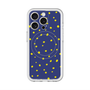 スリムプロテクションプレミアムケース with MagSafe［ Drawing Dot - Navy ］