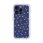 スリムプロテクションプレミアムケース with MagSafe［ Drawing Dot - Navy ］